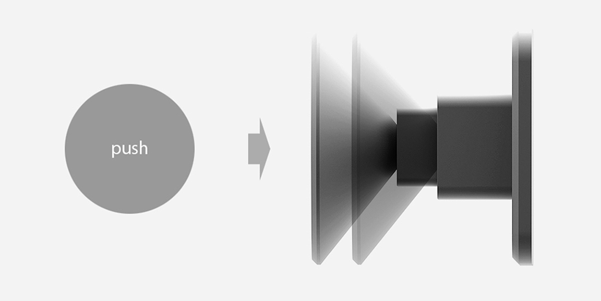 DEVO-MOON，Sliding door handle，Touch to open and close the door，innovate，I must，