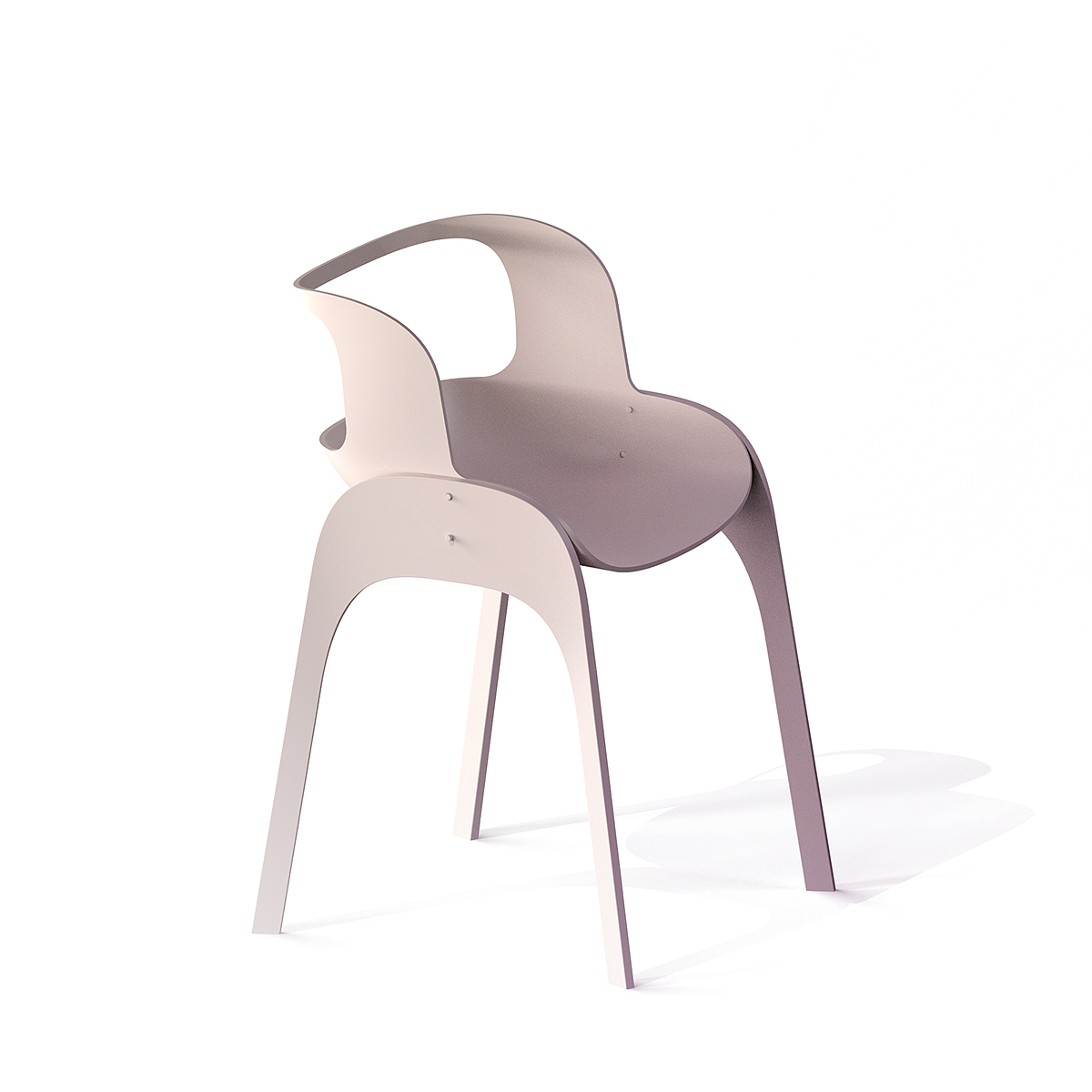 furniture design ，furniture，Smooth curve，Ergonomics，Simple design，