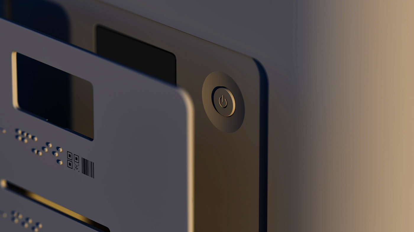 FLOWN，Flow form，Airport kiosk，Aerodynamic flow，braille，Airport space flow，