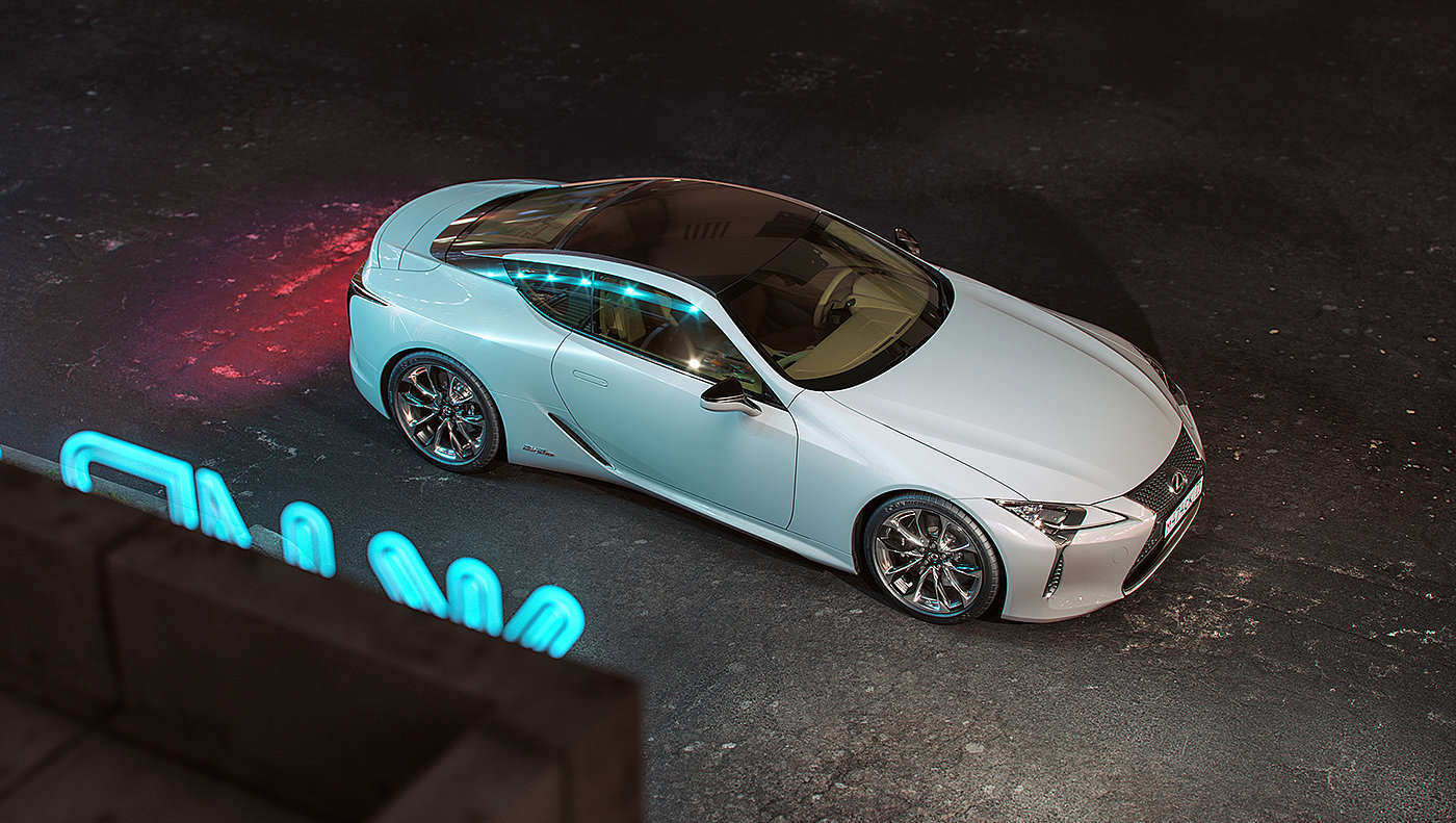 Lexus LC500h，雷克萨斯LC，旗舰级，还原概念车，