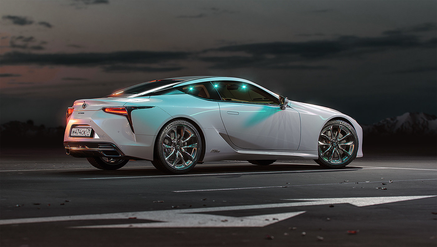 Lexus LC500h，雷克萨斯LC，旗舰级，还原概念车，