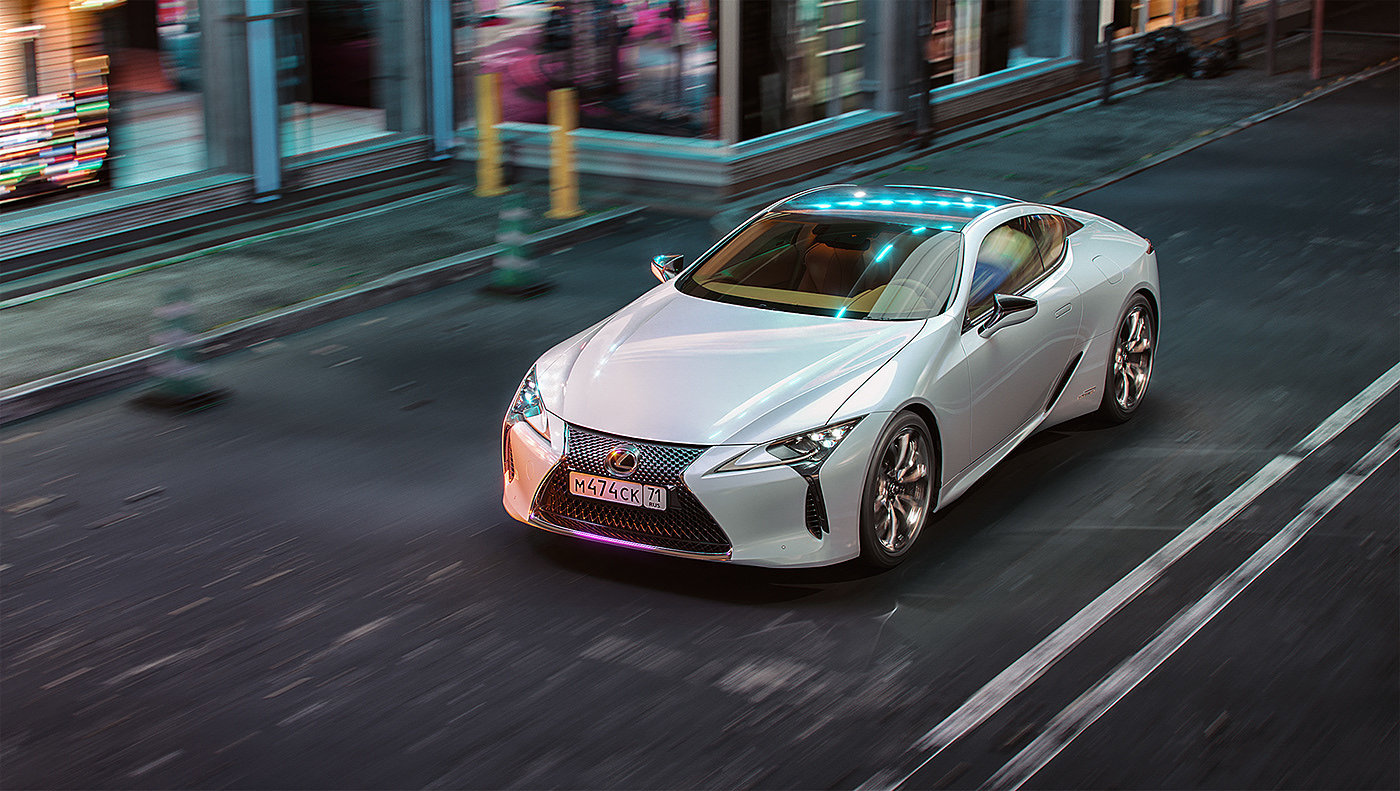 Lexus LC500h，雷克萨斯LC，旗舰级，还原概念车，