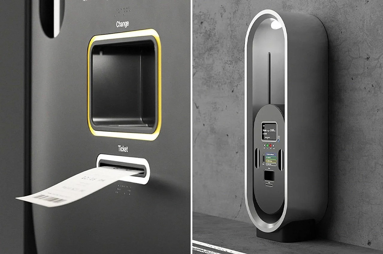Ticket machine，Dyson，Inclusiveness，Convenient，Adaptive lamps，Hydraulic guide rail system，