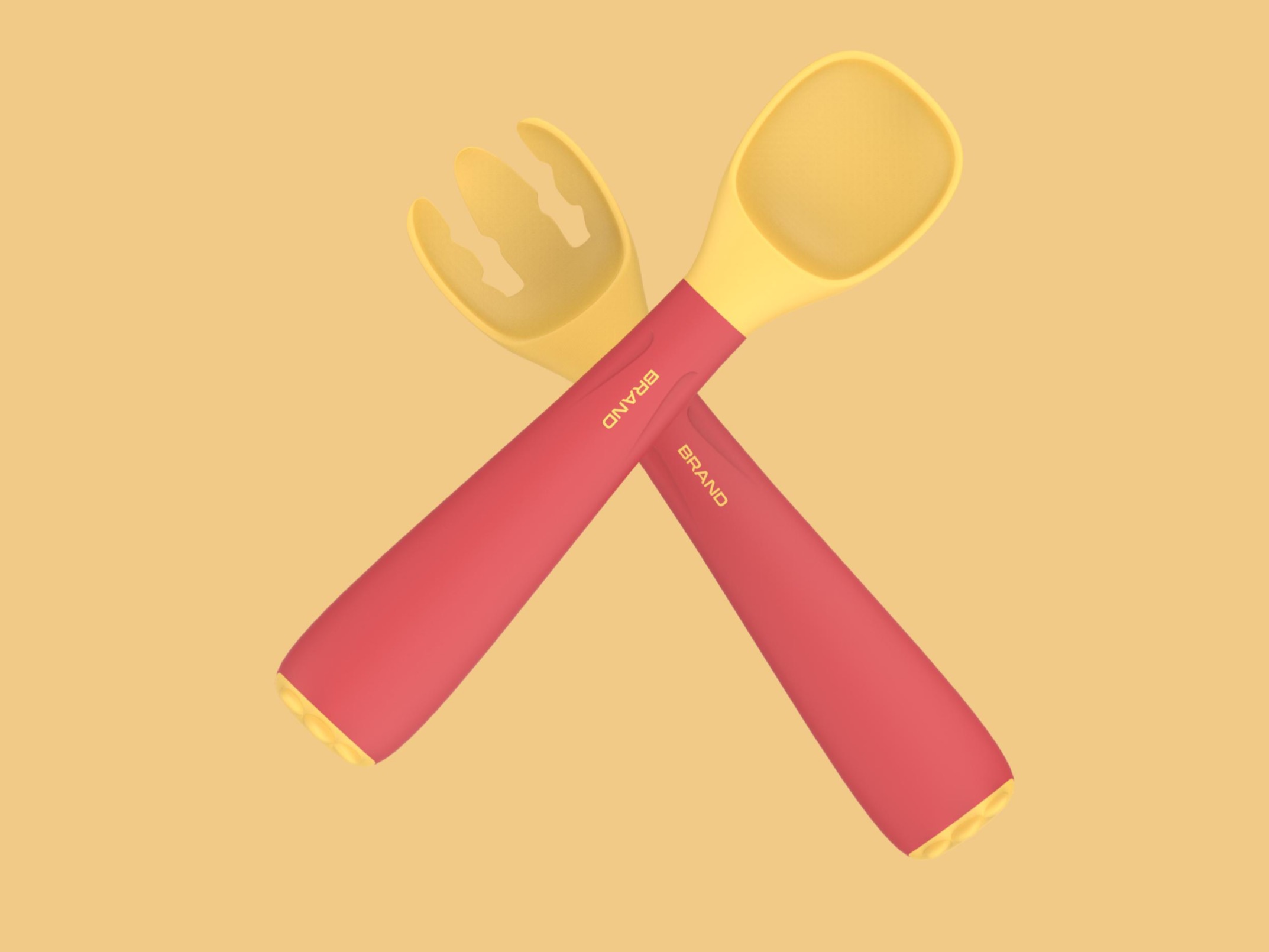 #Spoon fork design # series design # children's fun design，