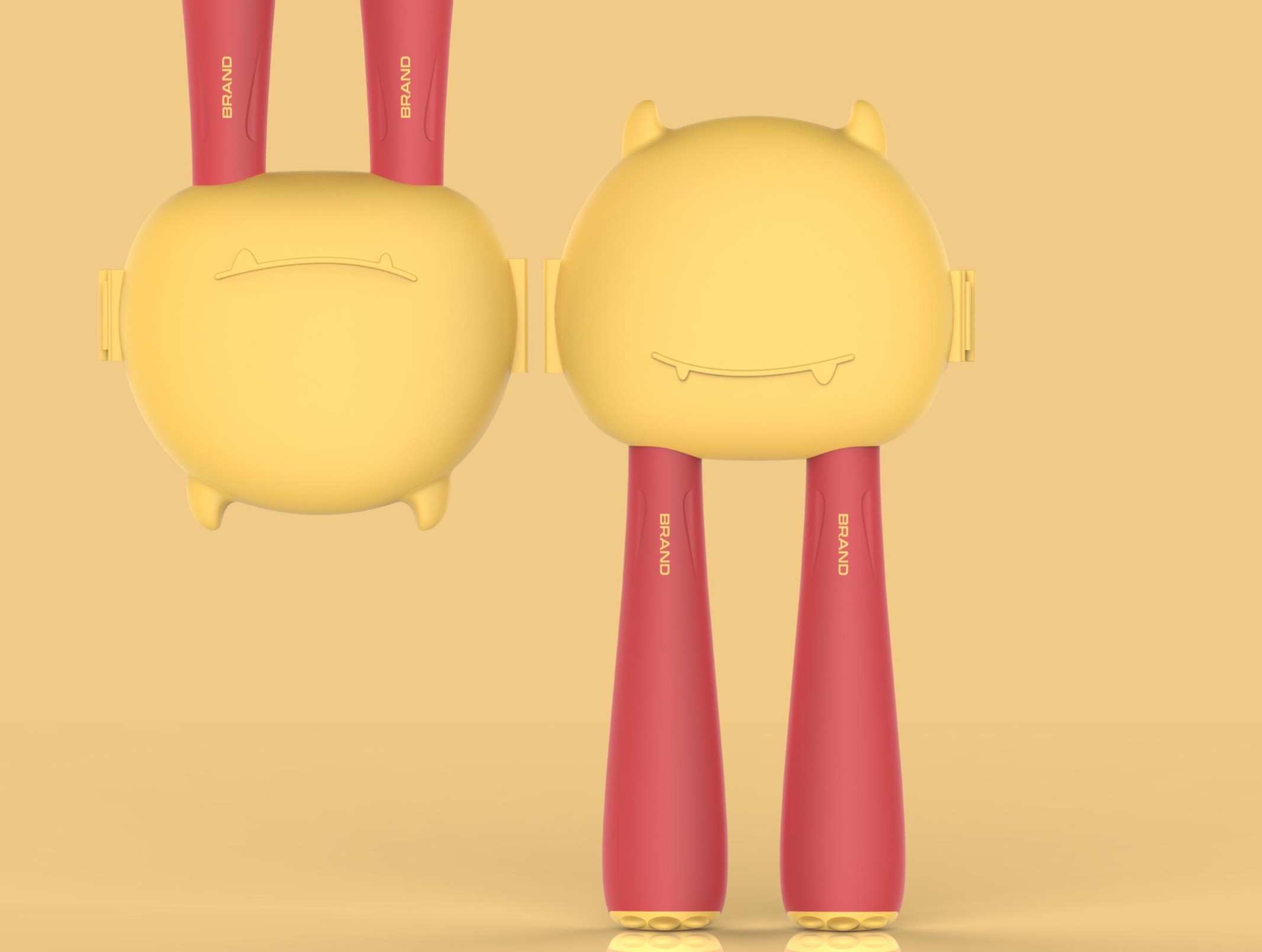 #Spoon fork design # series design # children's fun design，