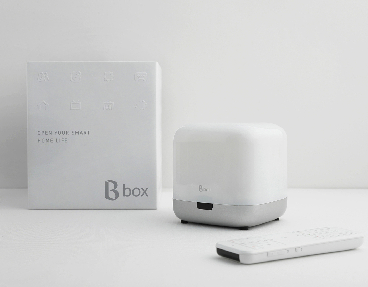 2014if Award，Mellow，lighting，Clean and tidy，aluminium，polycarbonate，white，Remote control，Intelligent set top box，
