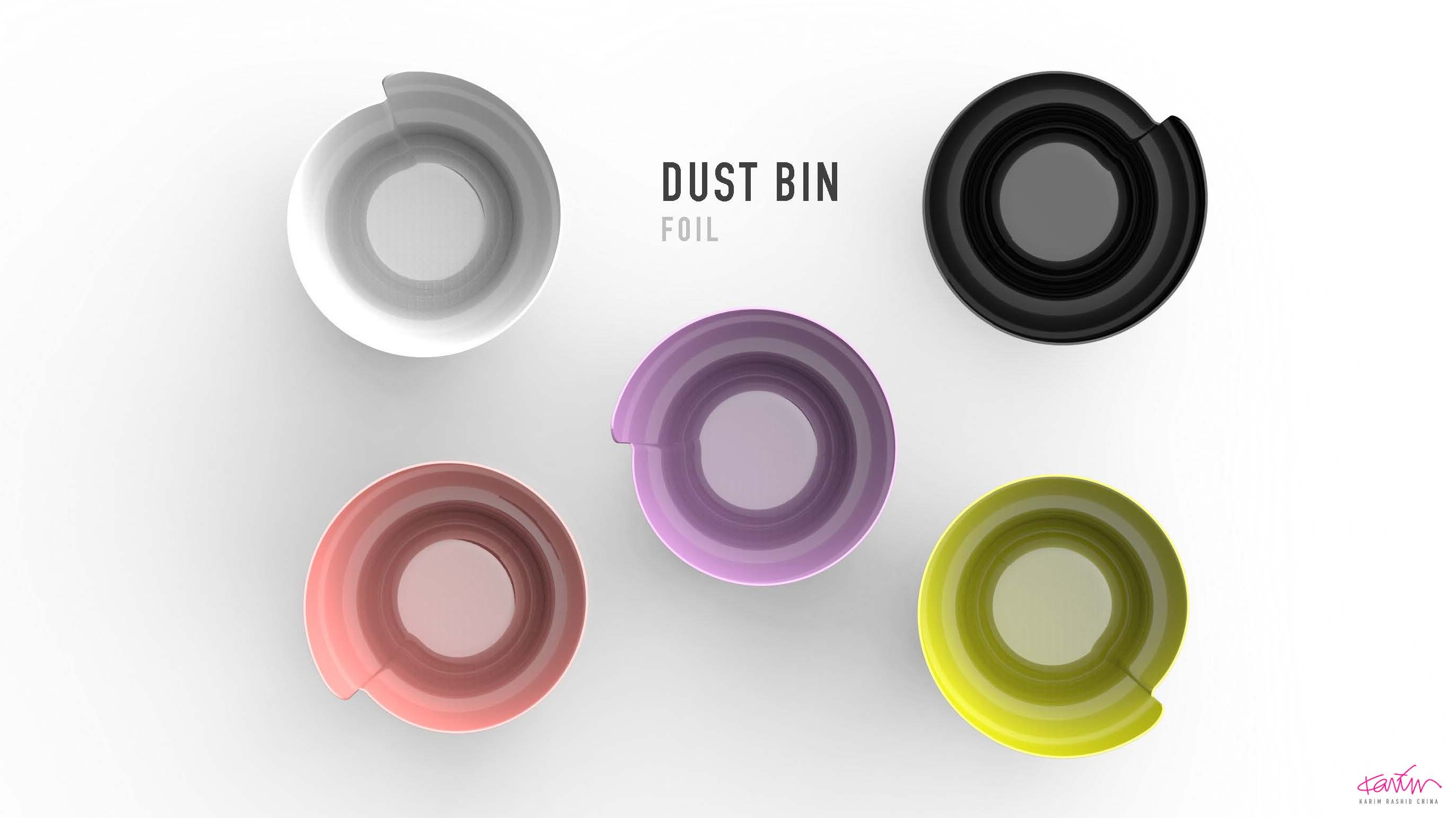 FOIL，DUST BIN，Karim，color，