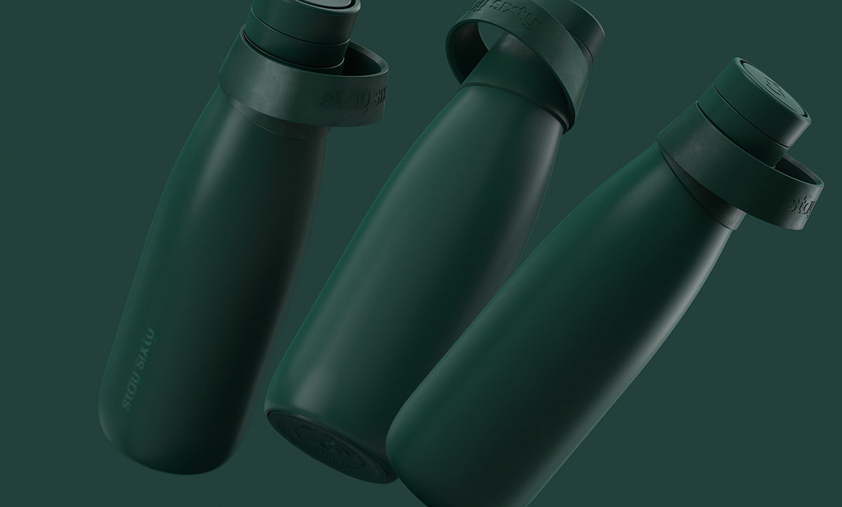 Water cup，Recyclable，packing design，