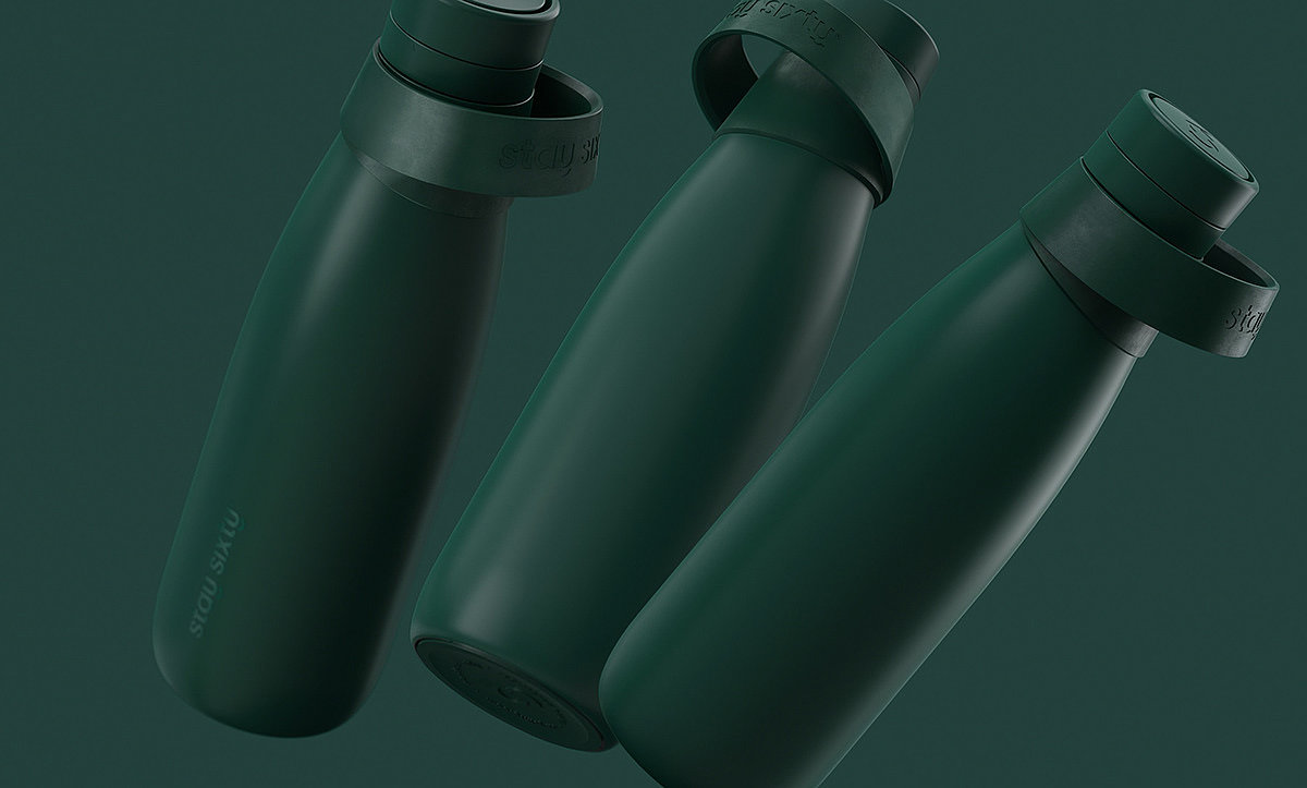 Water cup，Recyclable，packing design，