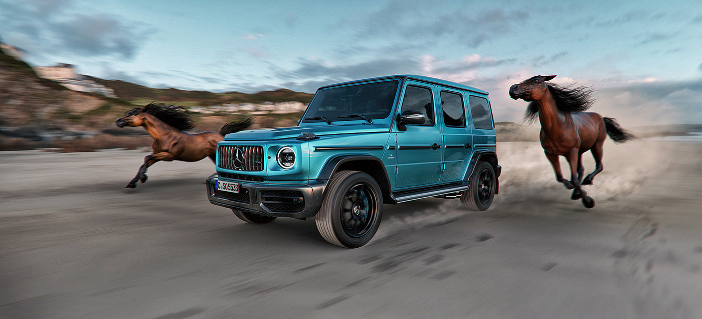 Benz，Technology blue，Class G vehicle，