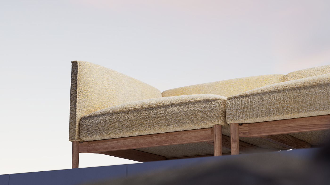 sofa，comfortable，cgi，Set design，