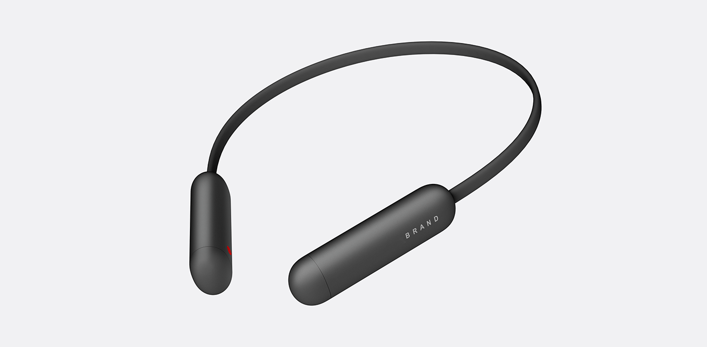 headset，Bluetooth，Neck hanging type，