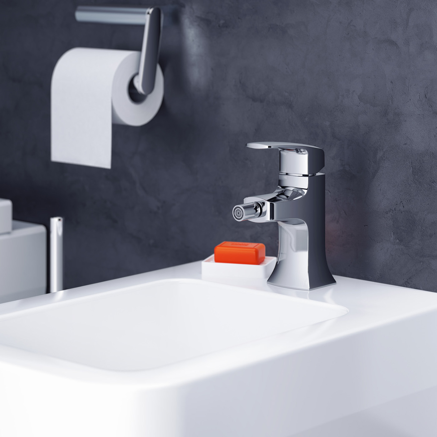 water tap，Shower head，Rendering，stainless steel，