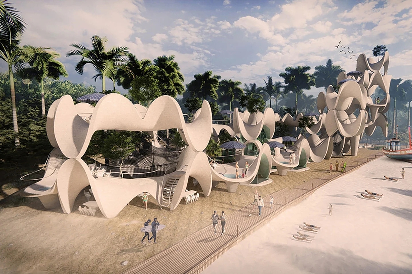 Architecture，Organic shape，unique，Coralline，