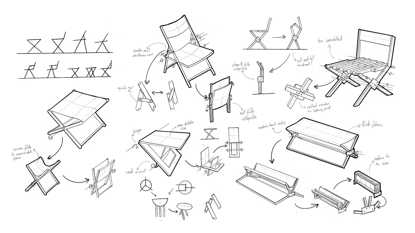 chair，Folding chair，simple，Metal，