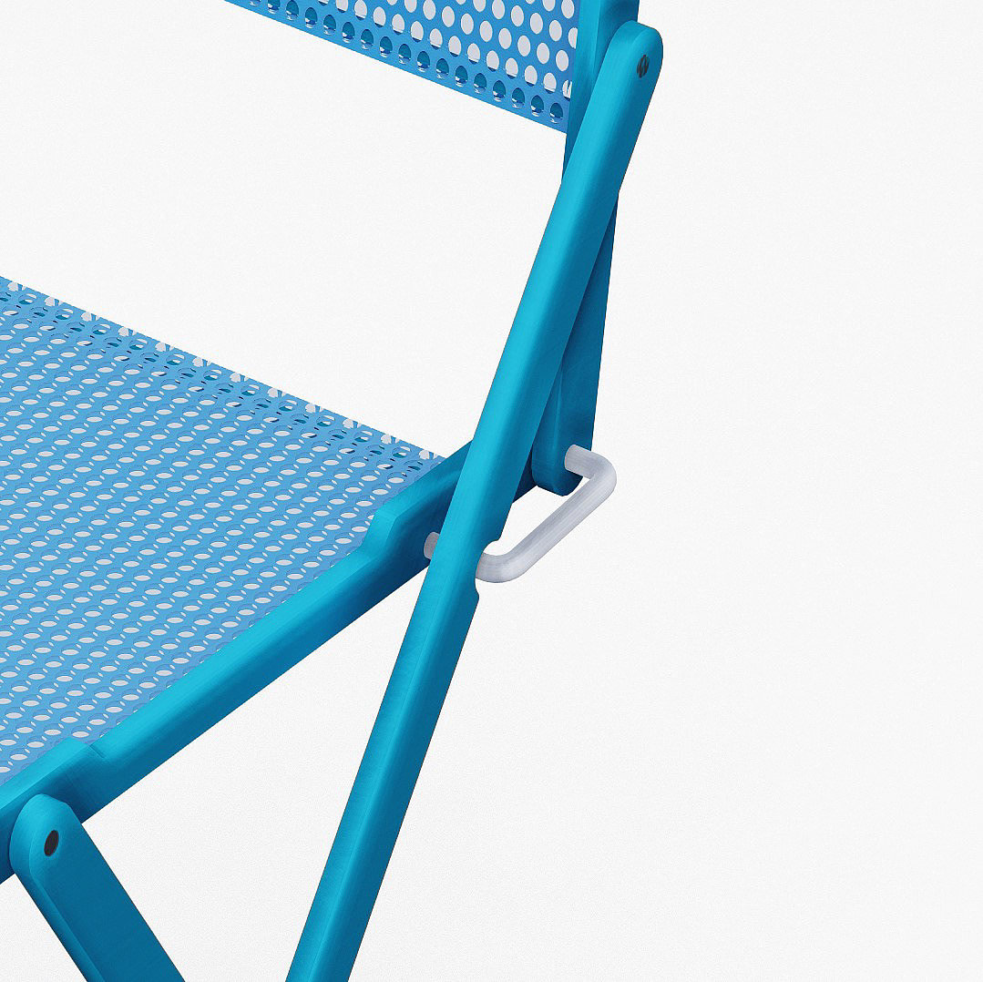 chair，Folding chair，simple，Metal，