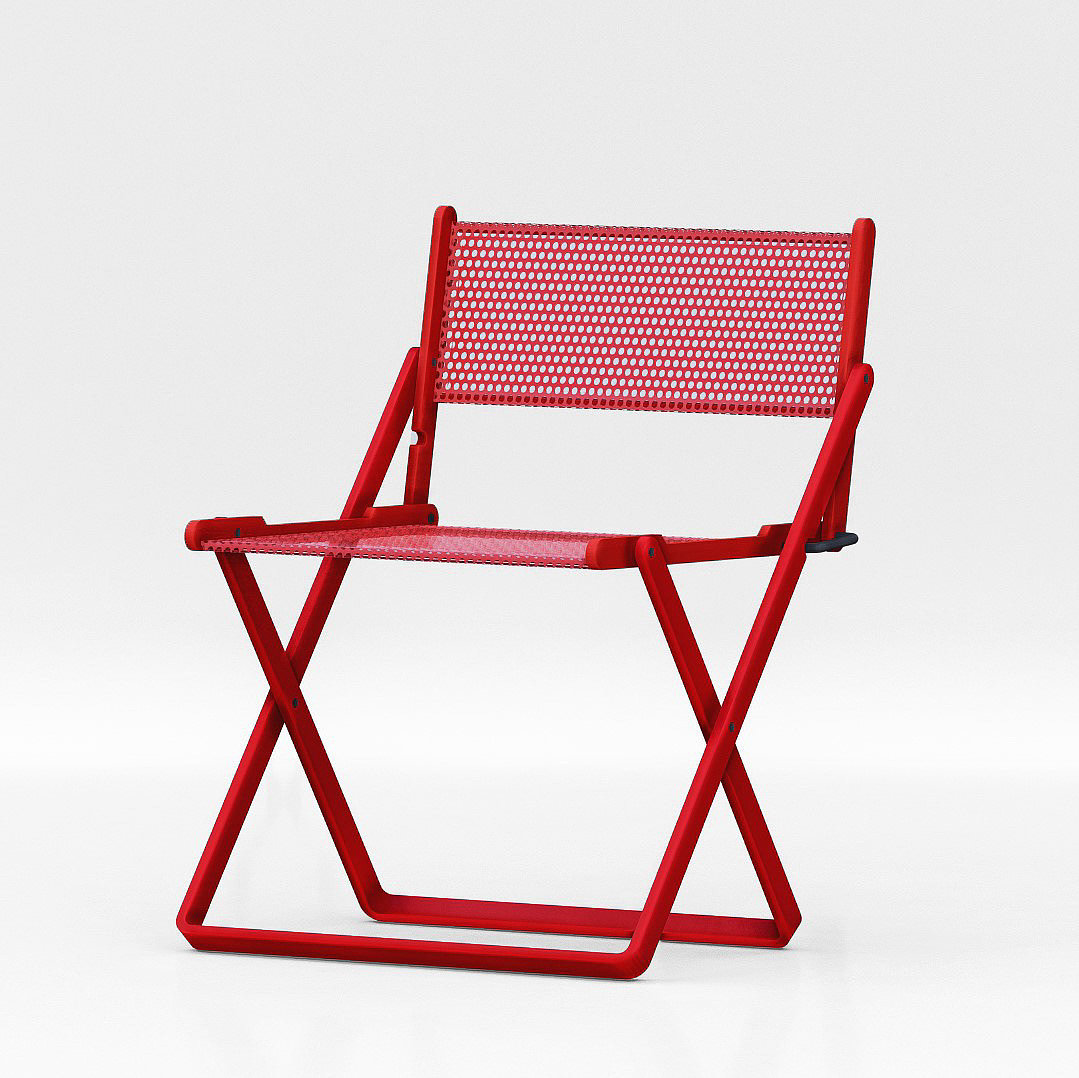 chair，Folding chair，simple，Metal，