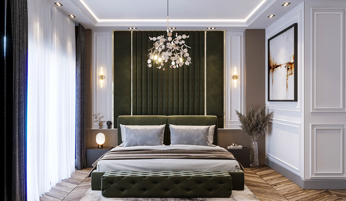 Interior design，cozy，Render，villa，