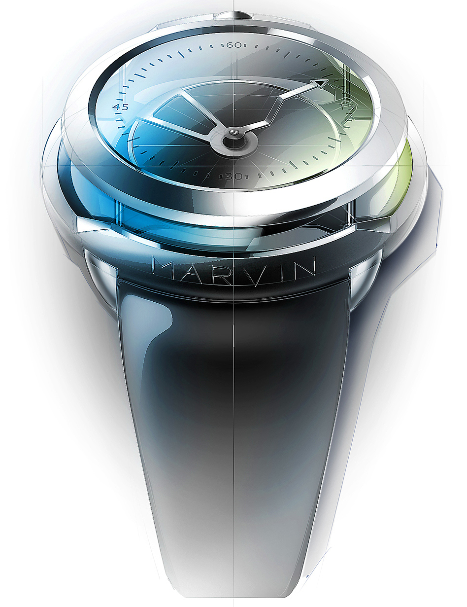 motion，Wrist watch，design sketch，draft，