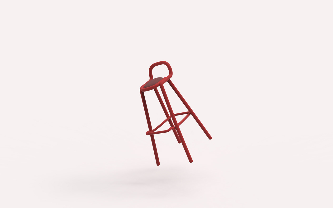 chair，gules，Metal，Textile，