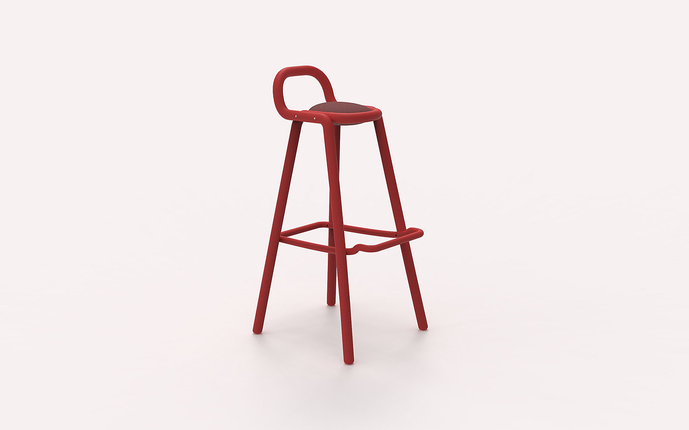 chair，gules，Metal，Textile，