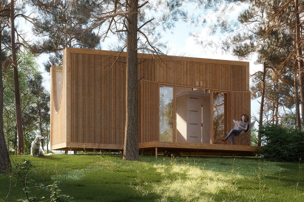 residence，sustainable，energy conservation，Wooden house，