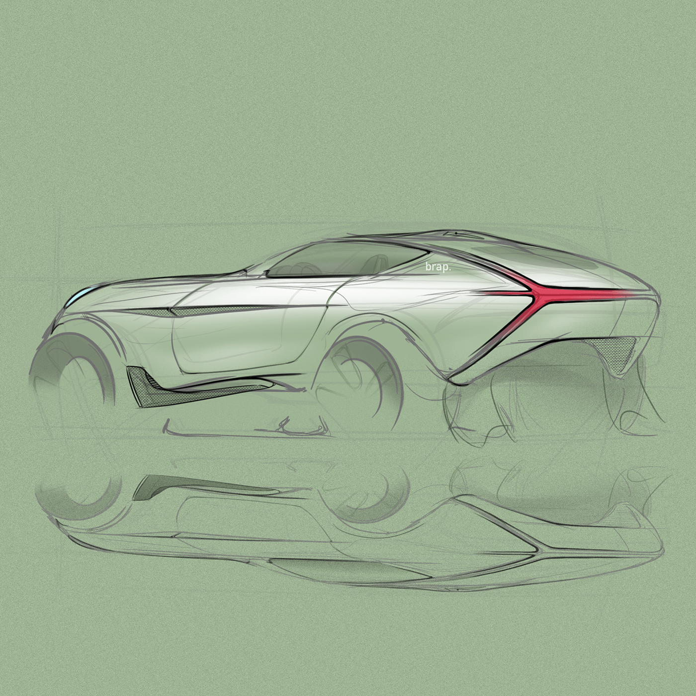 sketch，motorcycle，automobile，Role design，Hand drawn manuscript，