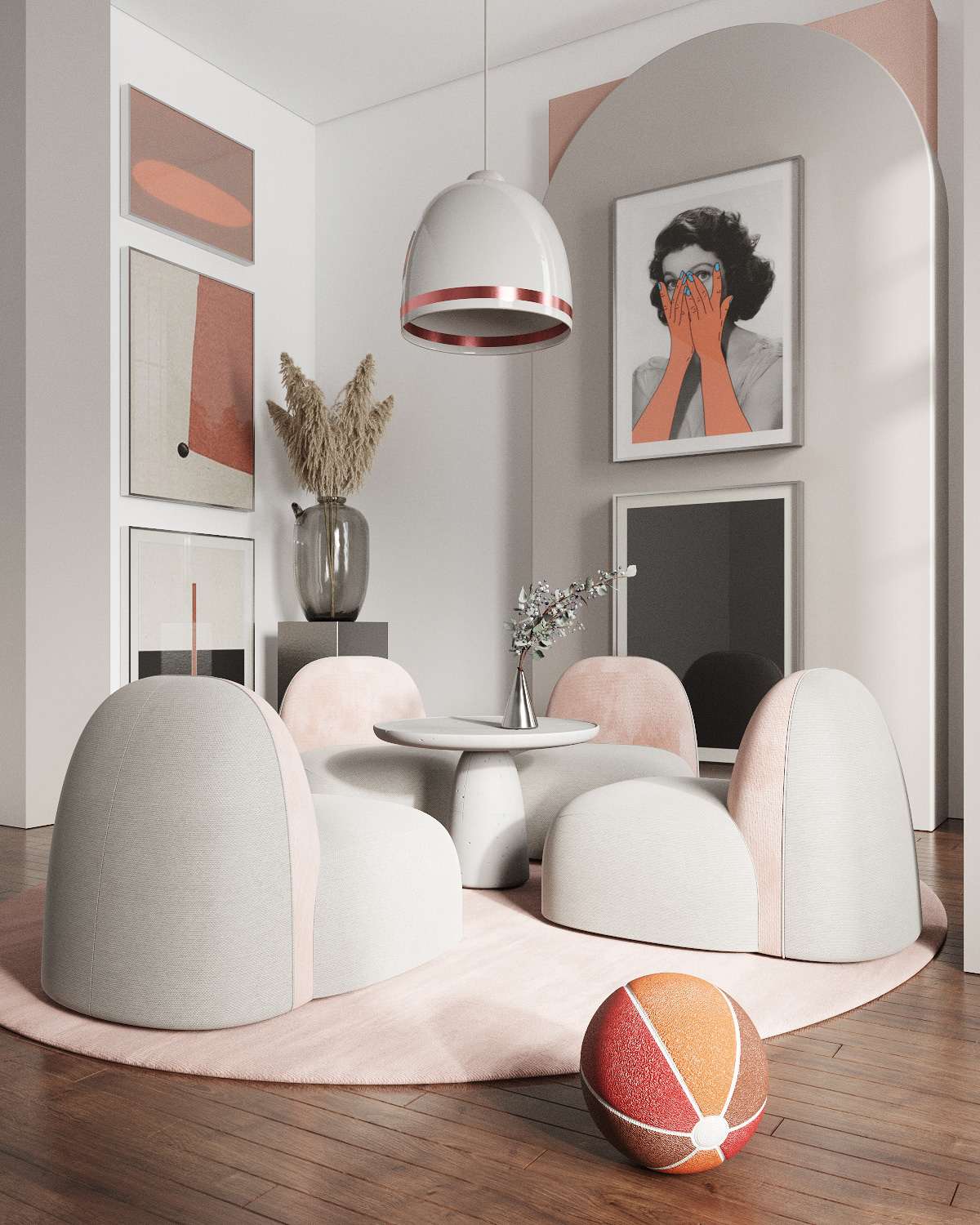 sofa，comfortable，3ds Max，fashion，