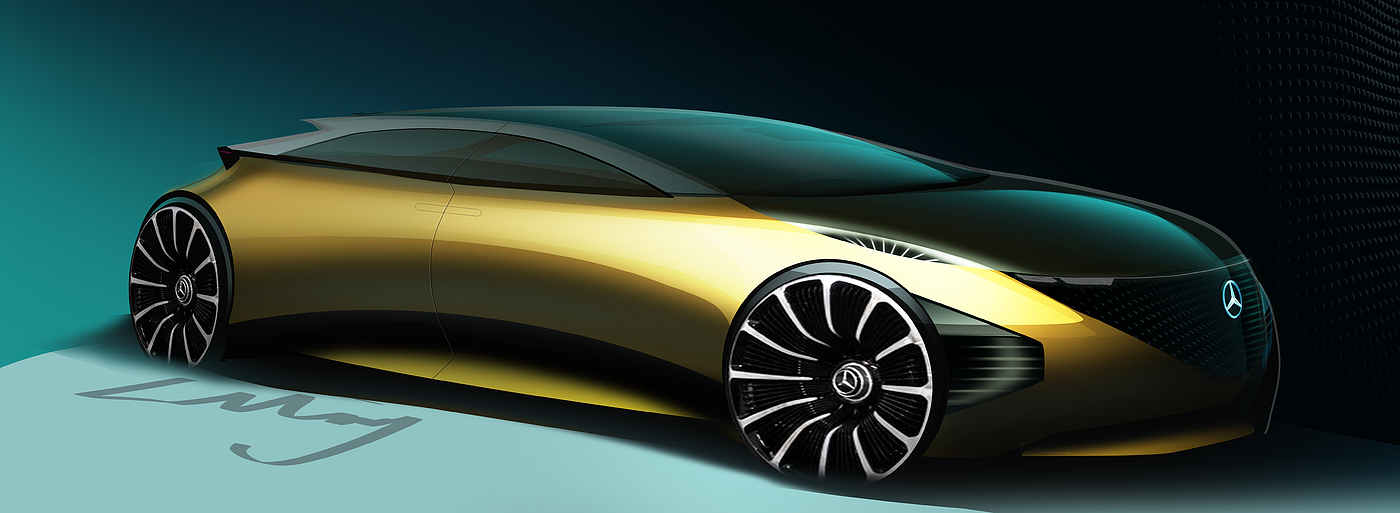 Automobile design，Grass shading，Sketches，Design，vehicle，