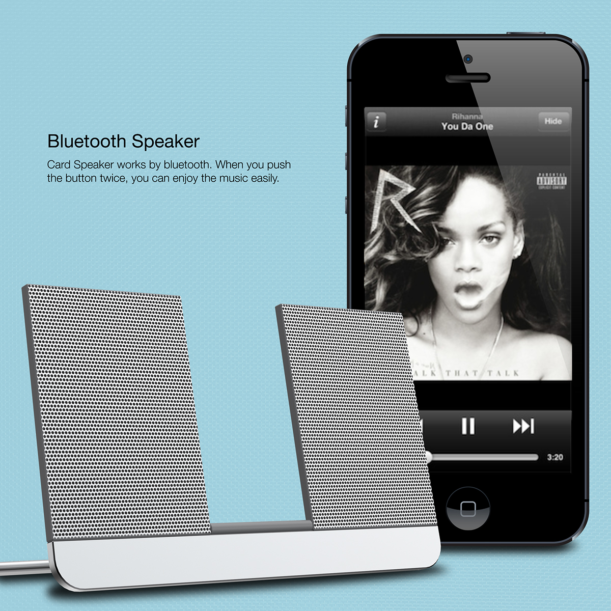 portable，Bluetooth，speaker，conceptual design，