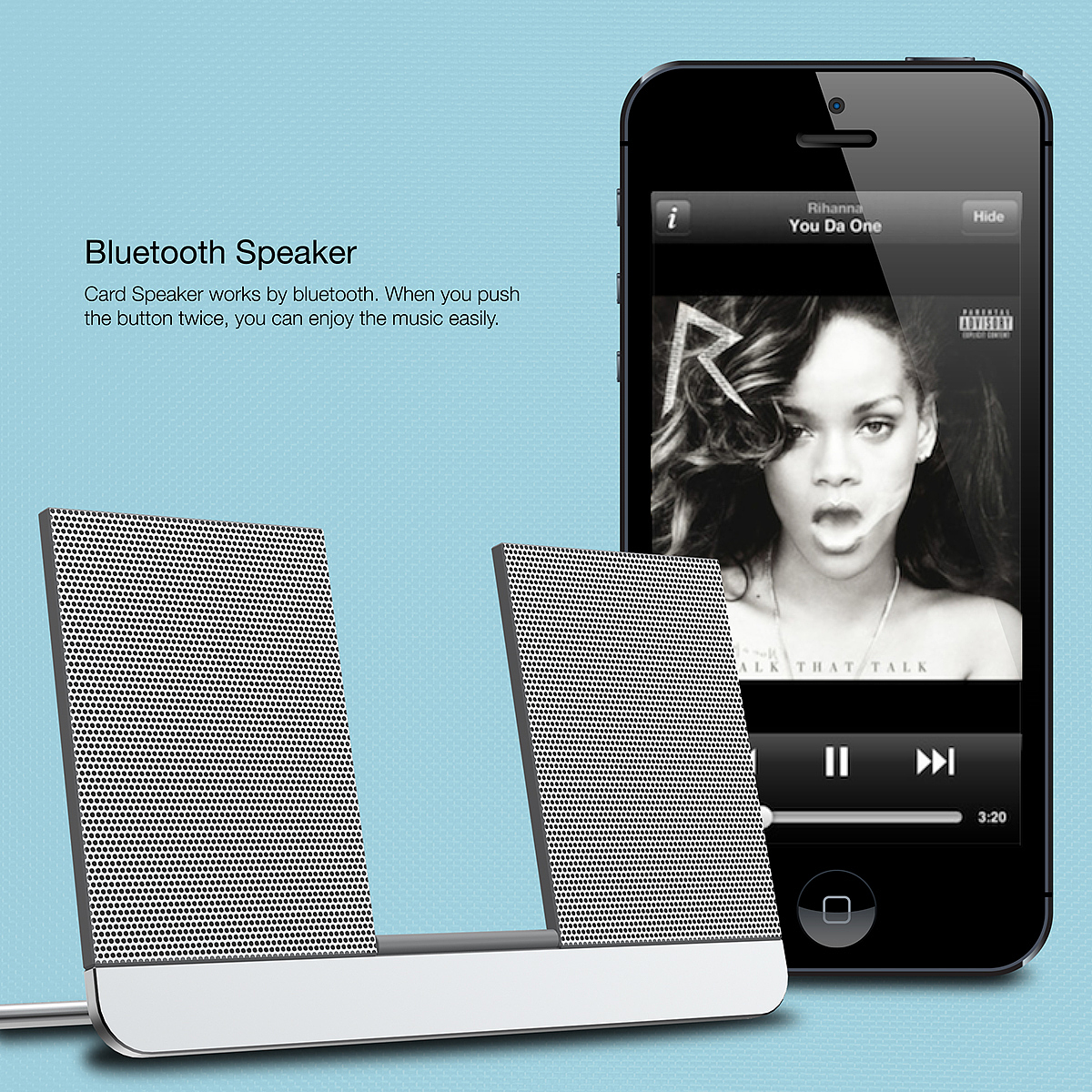 portable，Bluetooth，speaker，conceptual design，