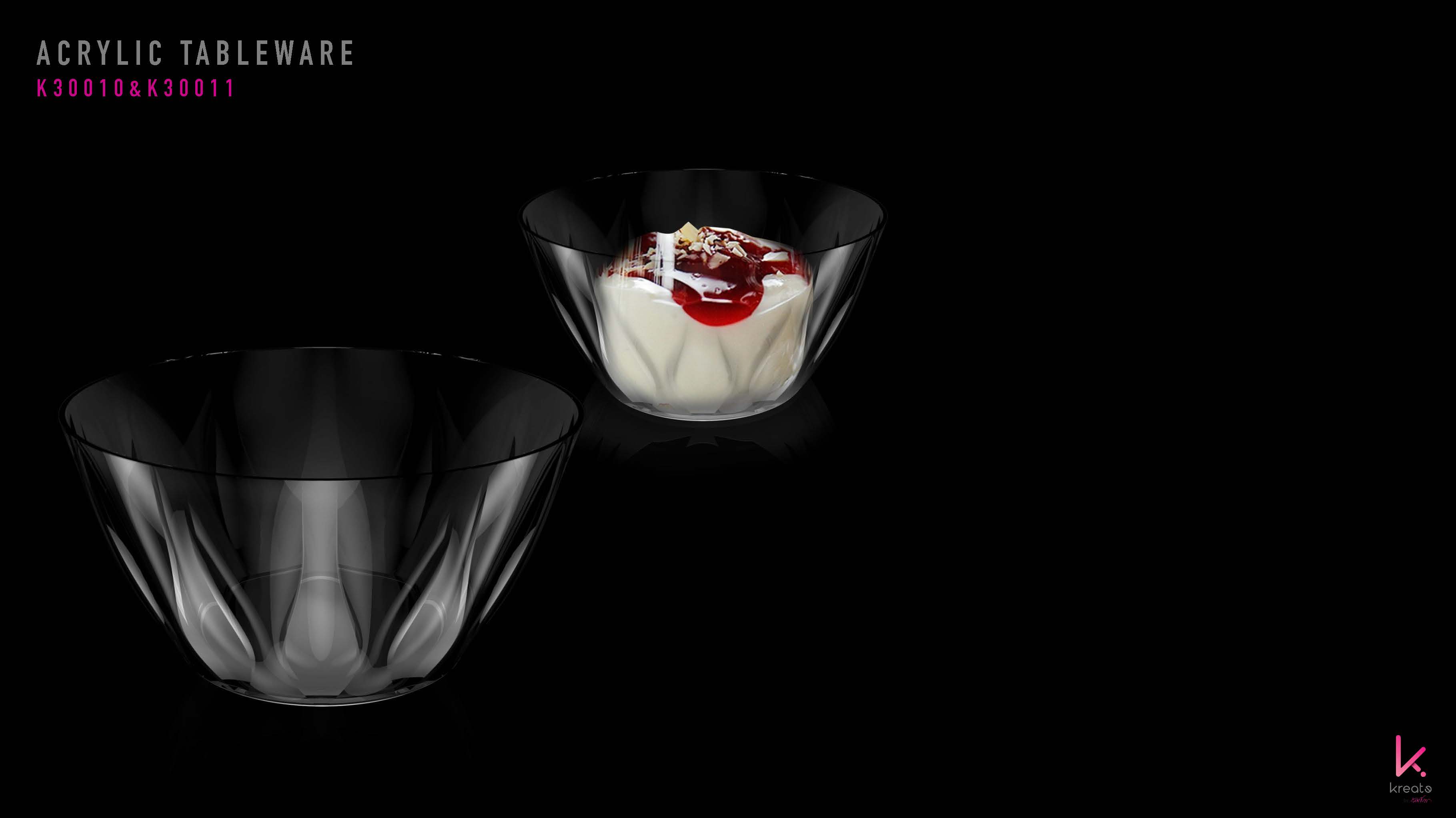 K30001，TABLEWARE，ACRYLIC，Karim，