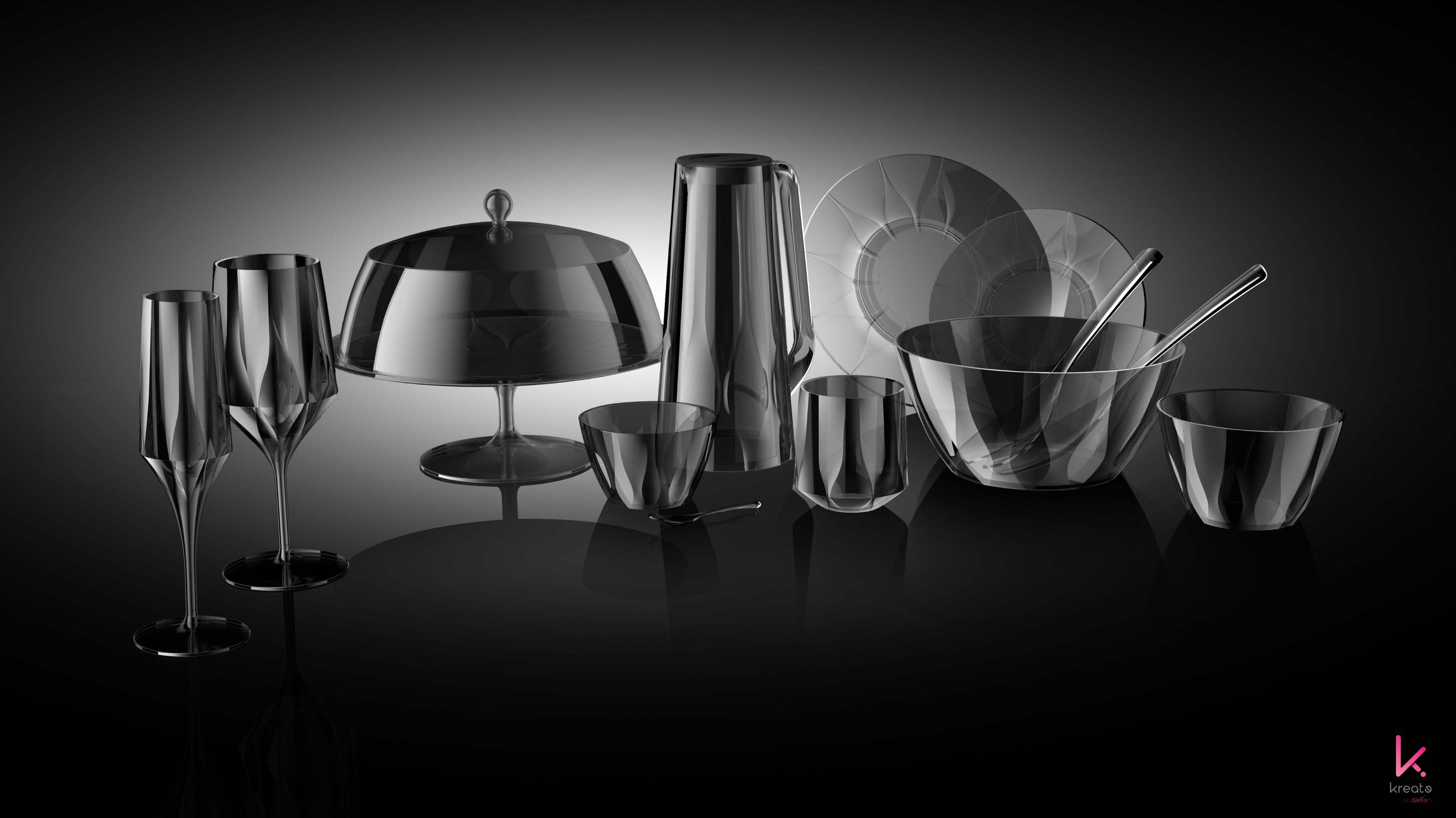 K30001，TABLEWARE，ACRYLIC，Karim，