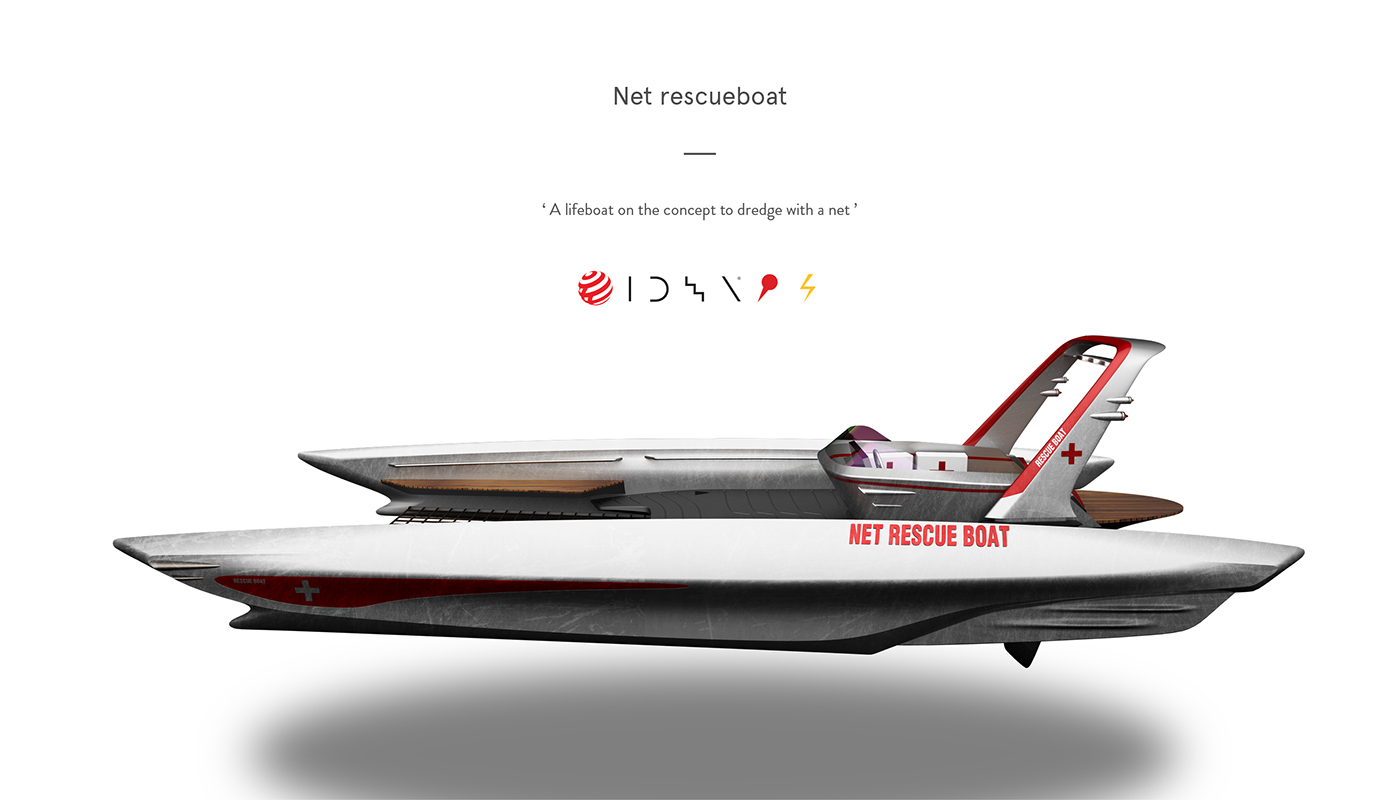 the republic of korea，Net rescueboat，lifeboat，2014 red dot award，