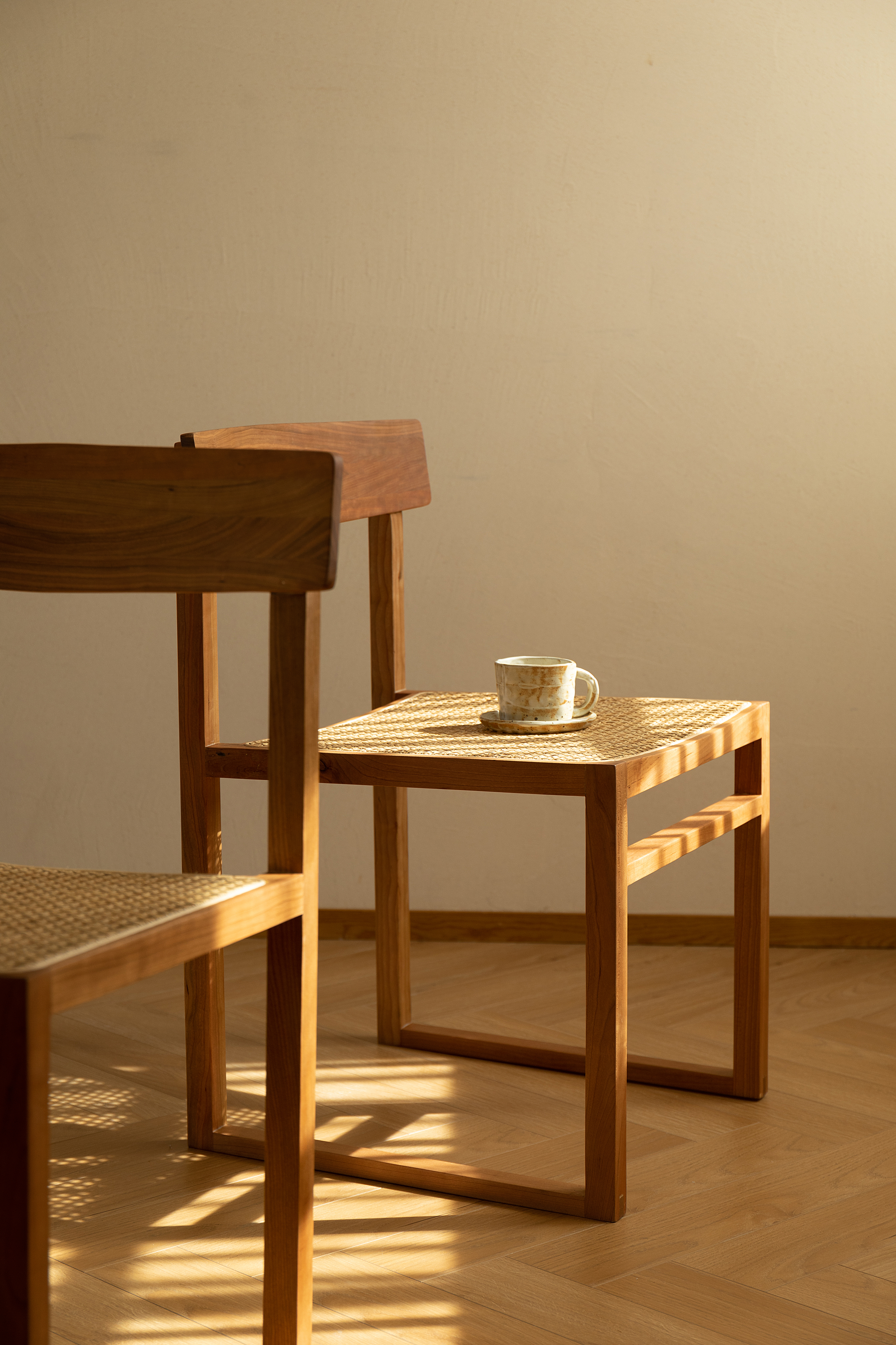 Rattan weaving / armchair / dining chair / Japanese style / Yuji，