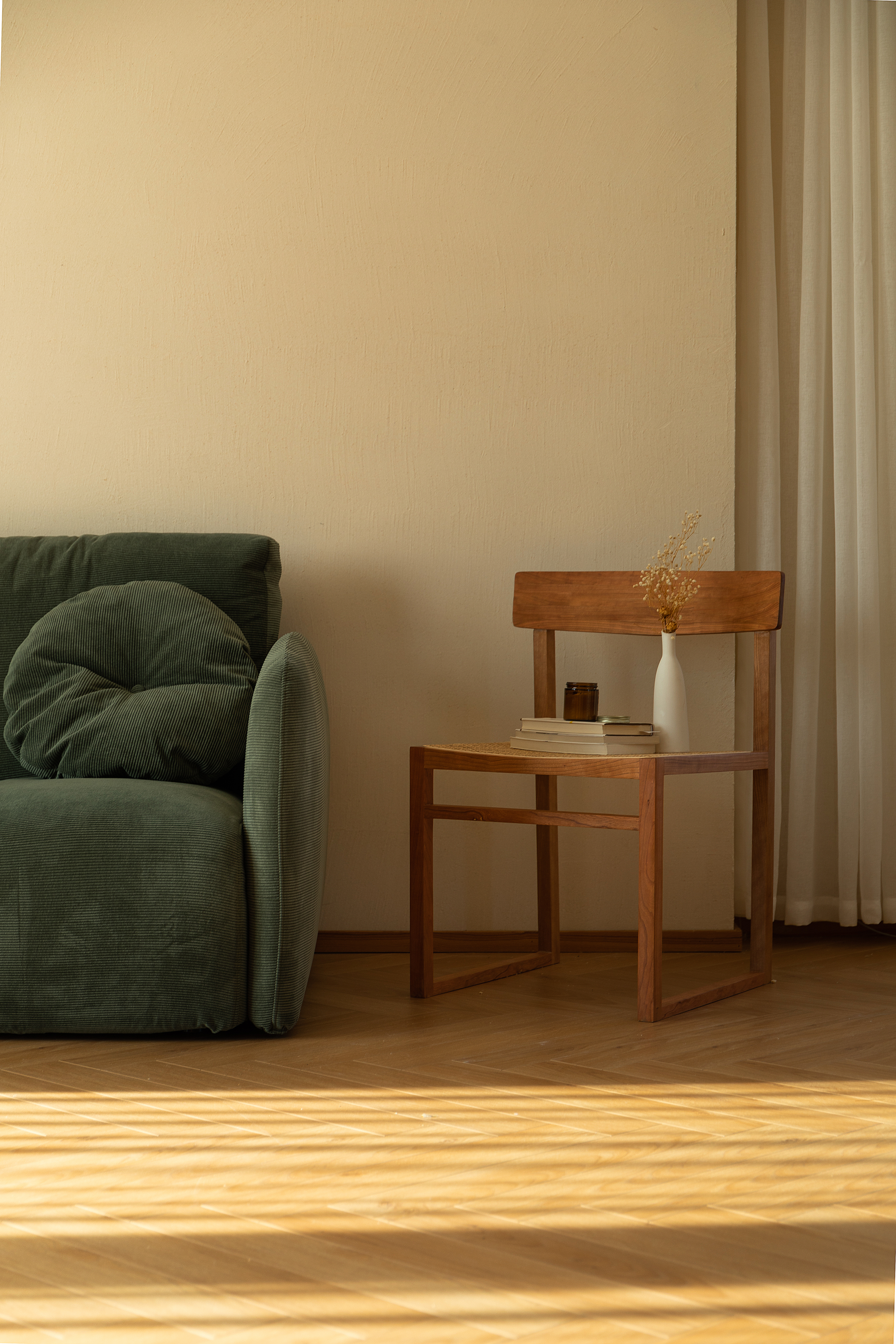 Rattan weaving / armchair / dining chair / Japanese style / Yuji，