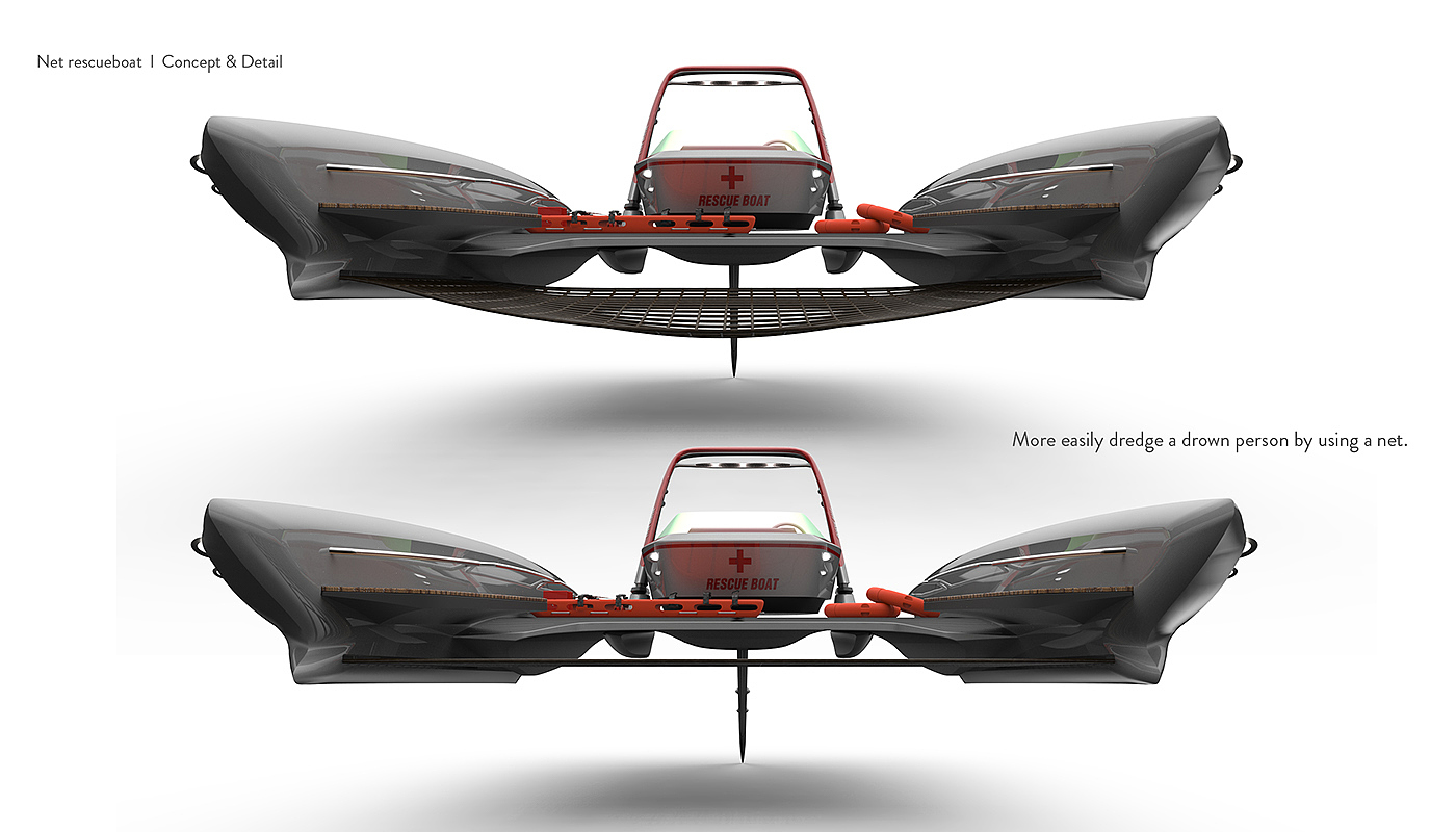 the republic of korea，Net rescueboat，lifeboat，2014 red dot award，