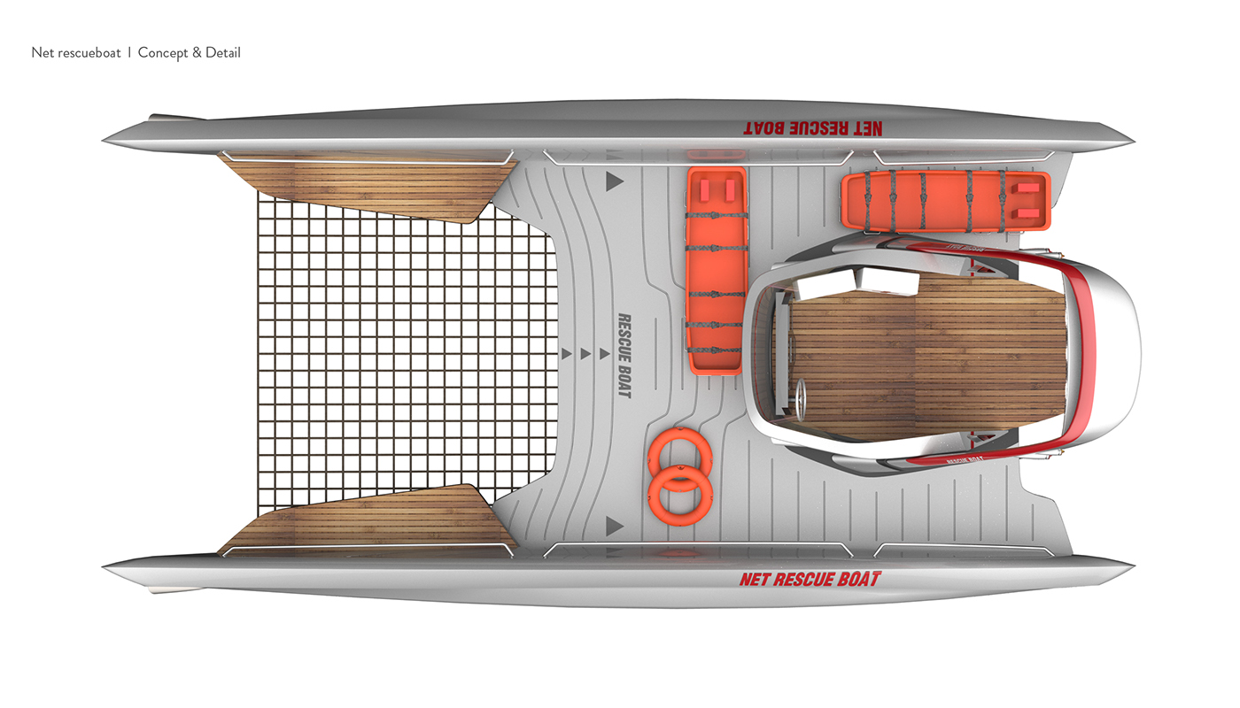 the republic of korea，Net rescueboat，lifeboat，2014 red dot award，