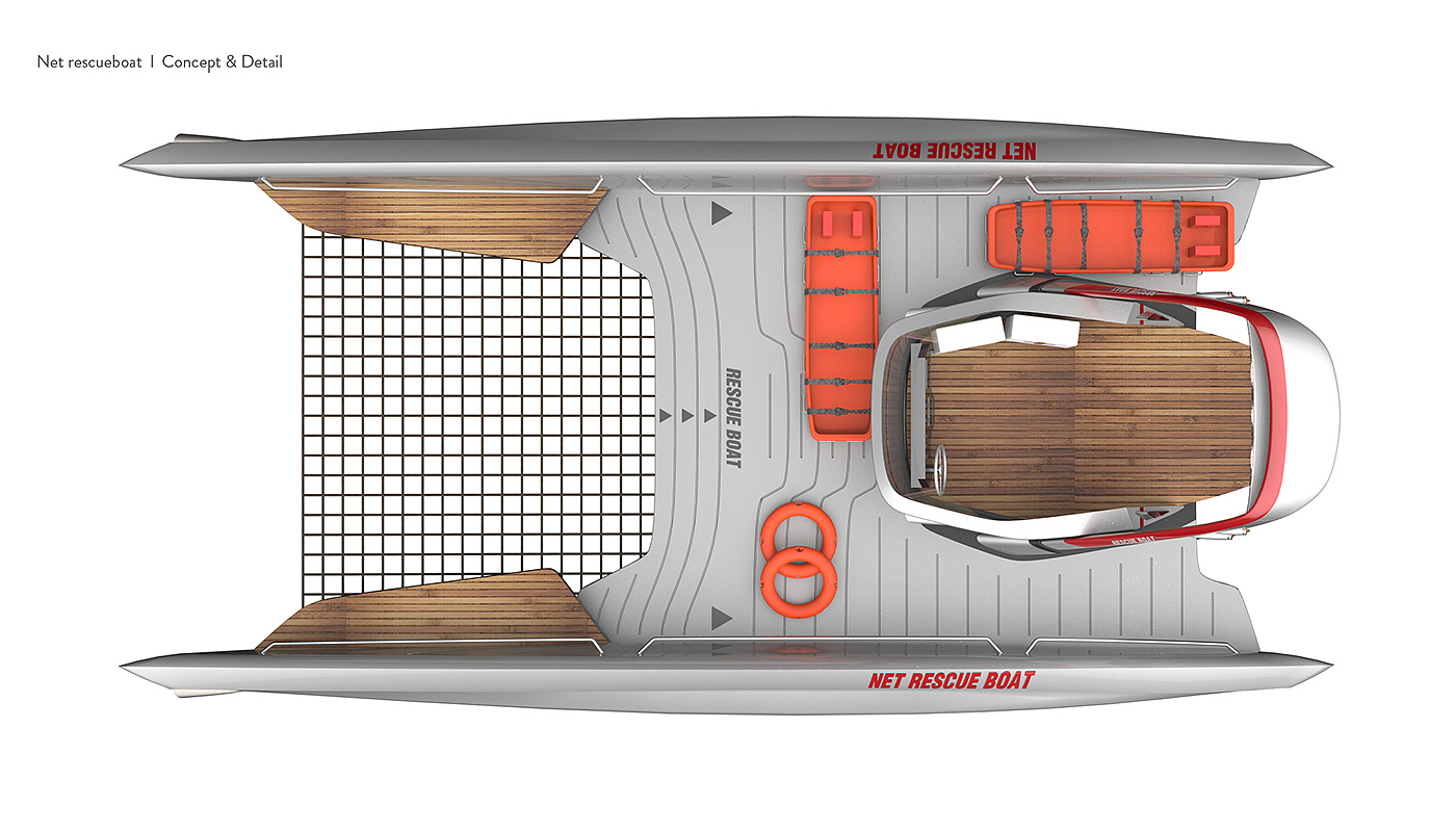 the republic of korea，Net rescueboat，lifeboat，2014 red dot award，