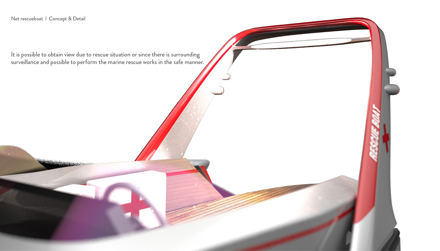 the republic of korea，Net rescueboat，lifeboat，2014 red dot award，