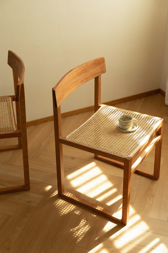 Rattan weaving / armchair / dining chair / Japanese style / Yuji，