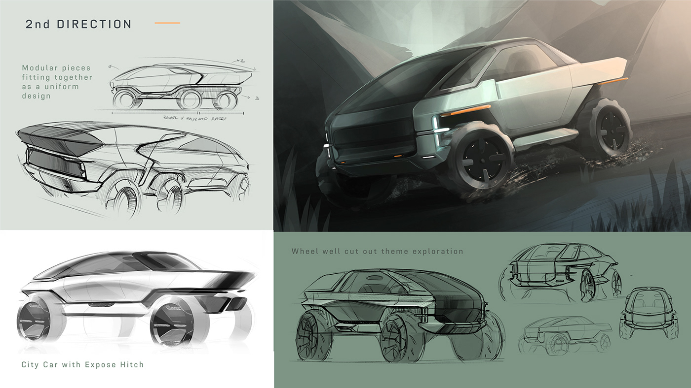 vehicle，industrial design，transboundary，