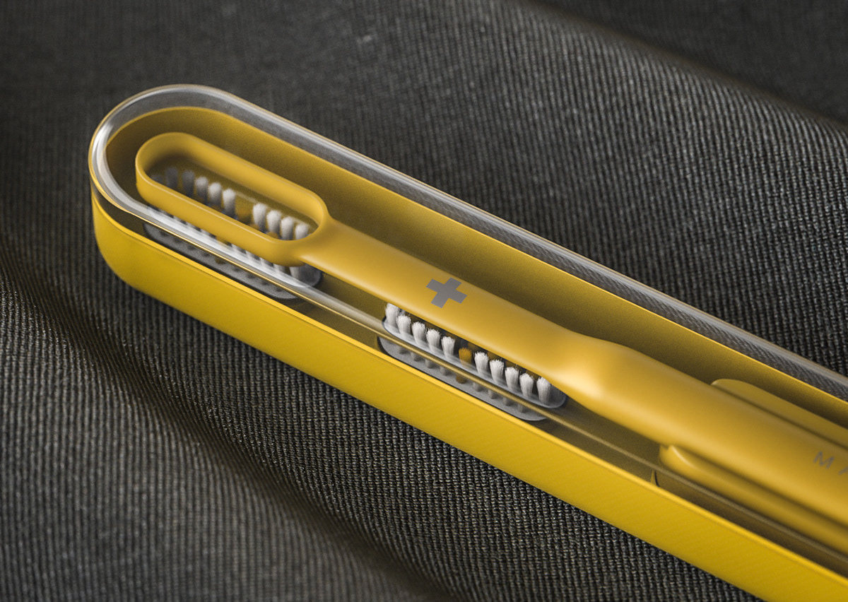 Extremely simple wind，toothbrush，industrial design，