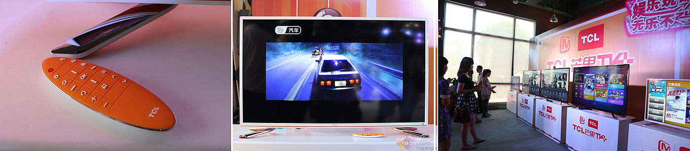 tcl，Mango TV，4K HD TV，Household appliances，yellow，Remote control，Multi-Media，entertainment，