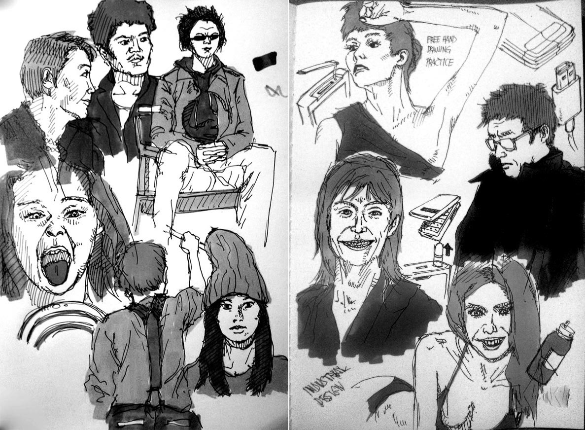 Hand drawn，draft，sketch，mobile phone，painting，