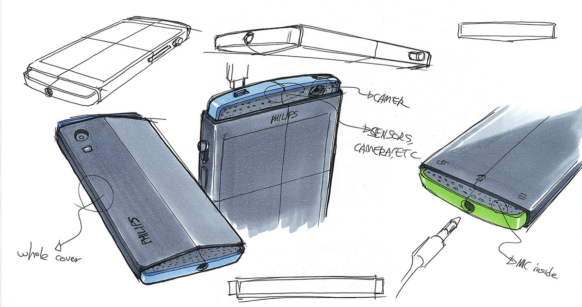 Hand drawn，draft，sketch，mobile phone，painting，