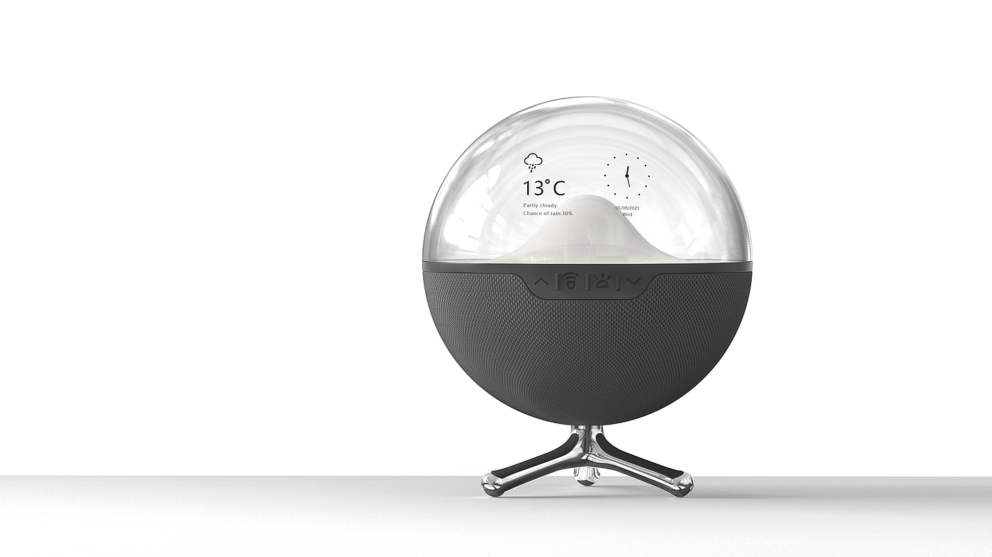 sound，lamp，ufo，Voice assistant，electronic product，