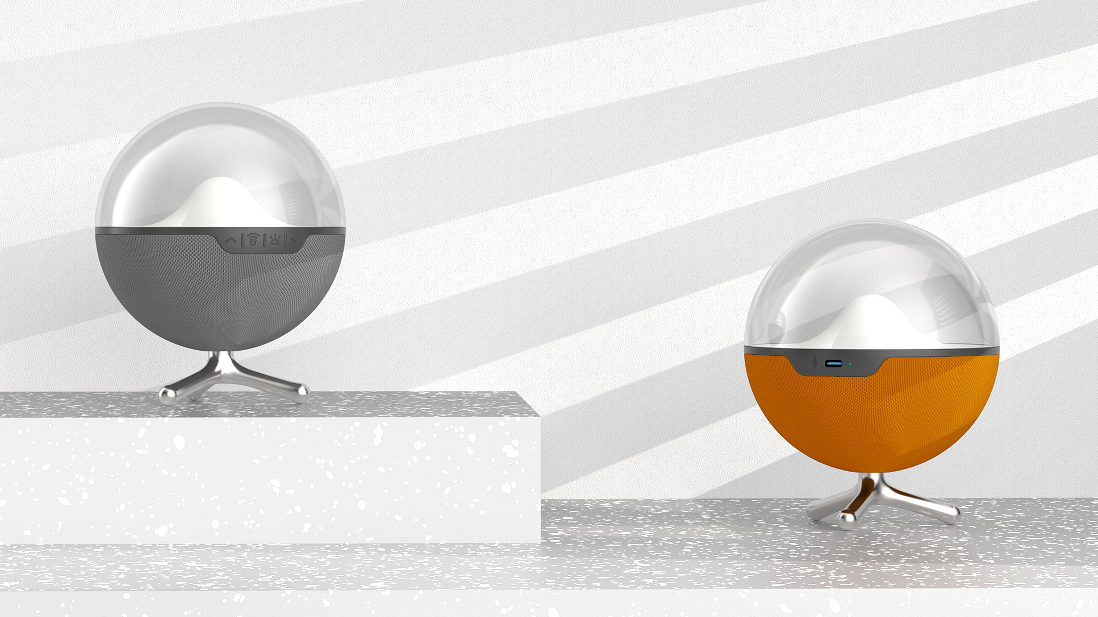 sound，lamp，ufo，Voice assistant，electronic product，