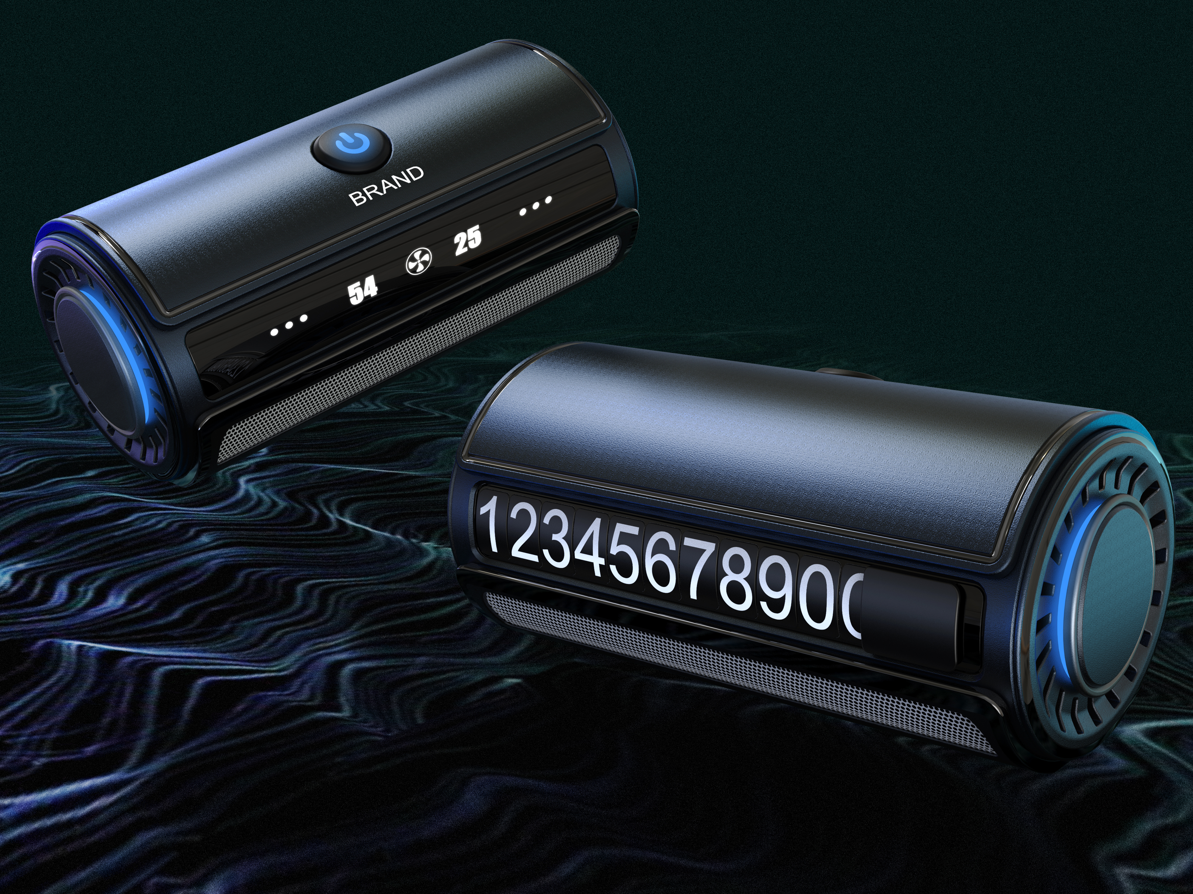 Purifier and number plate，