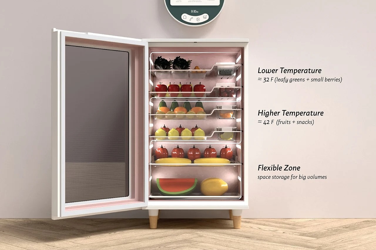 Refrigerator，product design，household electrical appliances，